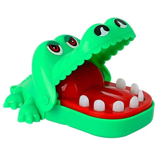 Green Crocodile Teeth Home Ornament, Crocodile Biting Finger Dentist Games Funny Ornament, Mini Novelty Ornament Novelty and Gag Ornament