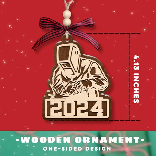Welder Ornaments - Welder Christmas Ornament, Metal Worker Christmas Ornament - Wood Ornaments