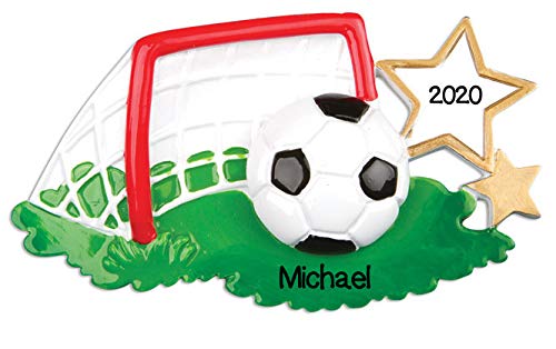 Soccer Player Christmas Ornament Soccer Goal Ornament Soccer net Ornament Soccer Star Football Ornament Soccer Ball Soccer Player Gift