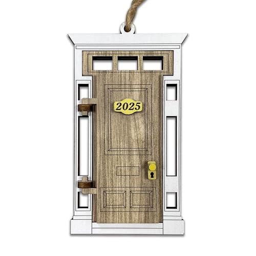 New Home Ornament 2025, New House 1st Christmas 5 Layers Ornament, Housewarming Gifts, Xmas Tree Hanging Newlywed Ornaments