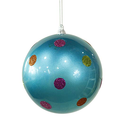 Vickerman M120212 Ball Ornament Polka Dot Ball Ornament