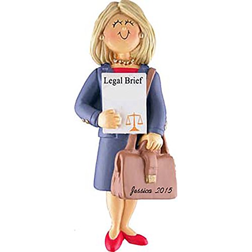 Lawyer Ornament - Female - Blonde