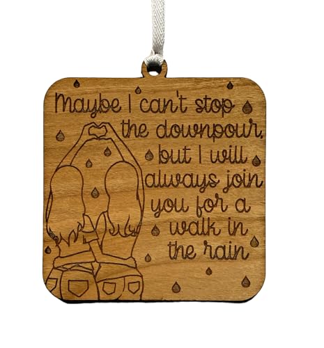 Friendship Ornament, Maybe I can't stop the downpour, christmas, Friends christmas ornament, Best Friends Ornament