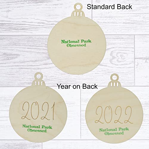 Grand Teton National Park Christmas Ornament | Grand Teton Christmas Ornament | Grand Teton Wooden Christmas Ornament