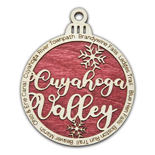 Cuyahoga Valley National Park Christmas Ornament | Cuyahoga Valley Christmas Ornament | Cuyahoga Valley Wooden Christmas Ornament