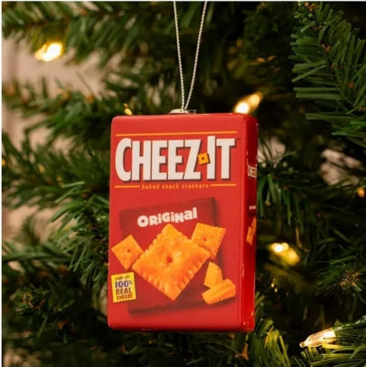 Cheez-it Ornament, Hanging Ornament, 3.5" Christmas Tree Ornament