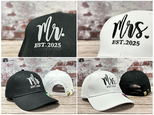 Hepandy Mr Mrs Mom Dad Captain First Mate Mama and Mini Baseball Hats