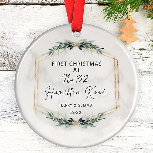 First Christmas Ornament in Our New Home, First Home Christmas Ornament, New House Ornament, Housewarming Christmas Ornament, Housewarming Gifts, Gift for Homeowners