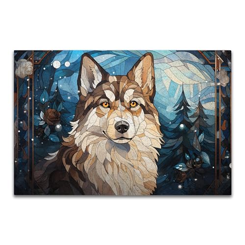 All Over Printed, Husky Doormat, Husky Christmas Doormat, 24x16 inches, 30x18 inches Doormat, Gift for Husky Lover, Home Decorations (RBRGUS-EPHG-53157003)