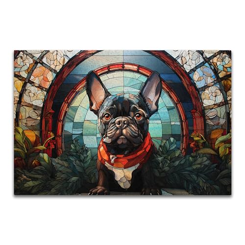 All Over Printed, French Bulldog Doormat, Doormat with French Bulldog Pattern, 24x16 inches, 30x18 inches Doormat, Home Decor Outdoor, Gift for French Bulldog Lover (RBRGUS-EPHG-53029004)