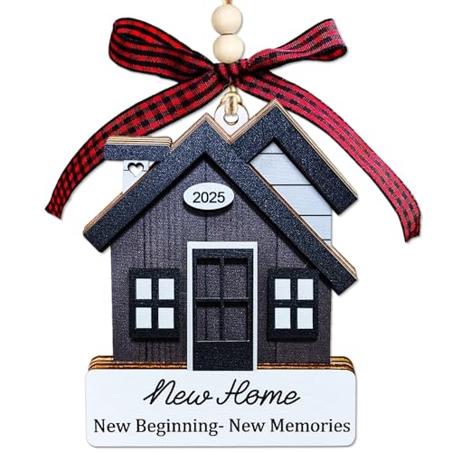 House Warming Gifts New Home, Housewarming Gifts for Women, Couple, Homeowners, New House Gift Ideas - New Home Ornament 2025, First Christmas House Ornament