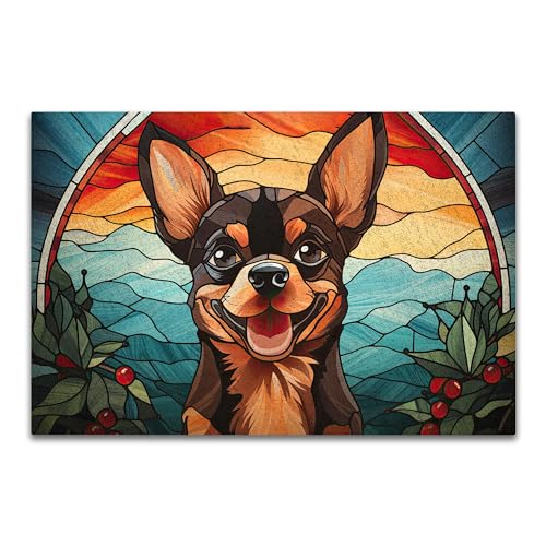 All Over Printed, Chihuahua Doormat, Christmas Chihuahua Doormat, 24x16 inches, 30x18 inches Doormat, Gift for Chihuahua Lover, Christmas Home Decor (RBRGUS-EPHG-53058009)