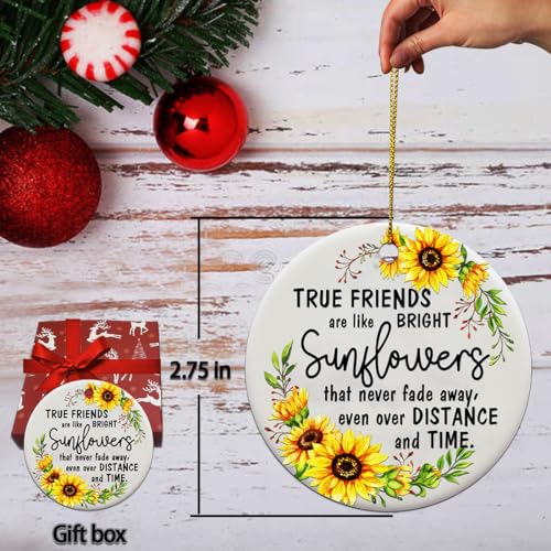 Friends Christmas Ornaments 2025, Friendship Gifts for Women Friends, Friends Ornament for Christmas Tree Decor, for Women, Sister Friendship Ornaments