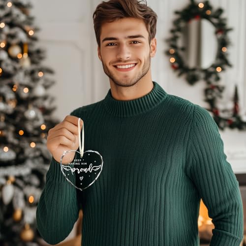 Memorial Gifts for Men, in Memory of Loved One Gifts, Bereavement Keepsake, Bereavement Gift Idea, Keep Making Him Proud, Anniversary of Passing, Memorial Ornaments for Loss of Dad Husband Brother