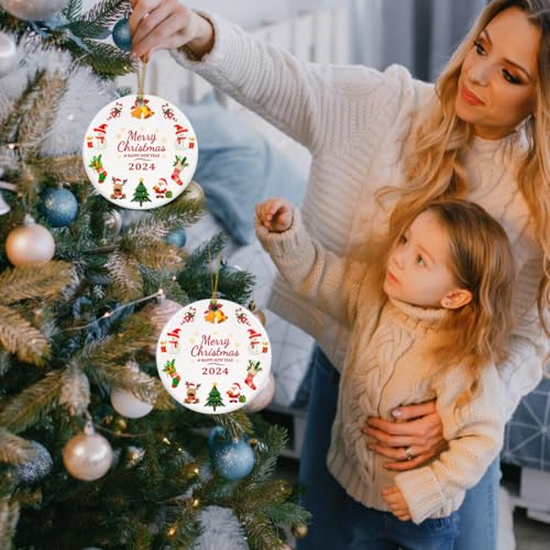 2024 Personalized Christmas Ornaments for Tree - Merry Exchange