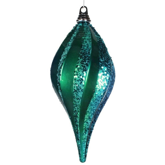 Vickerman M132662 Drop Ornament Swirl Drop Ornament