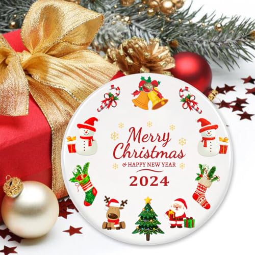 2024 Personalized Christmas Ornaments for Tree - Merry Exchange