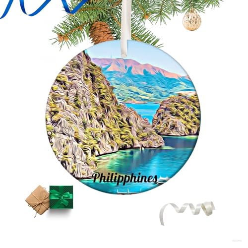 Philippines Ornament, Philippines Christmas, Philippines Gift, Travel Ornament, Travel Gift, Christmas Ornament, Holiday Home Decor