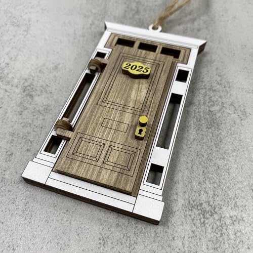 New Home Ornament 2025, New House 1st Christmas 5 Layers Ornament, Housewarming Gifts, Xmas Tree Hanging Newlywed Ornaments