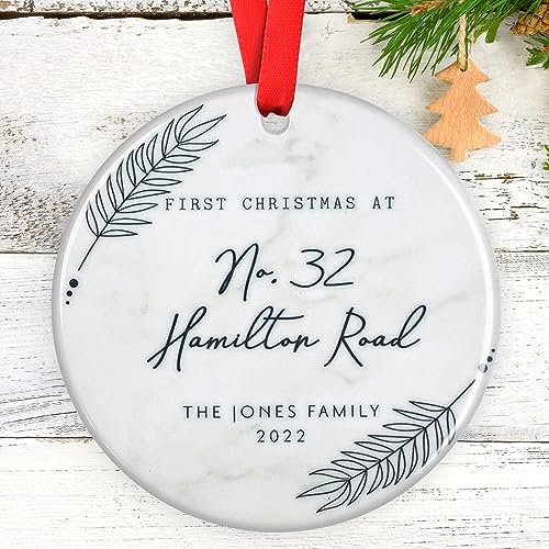 First Christmas Ornament in Our New Home, First Home Christmas Ornament, New House Ornament, Housewarming Christmas Ornament, Housewarming Gifts, Gift for Homeowners