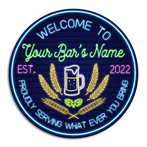 All Over Printed No Real Led Neon Tiki Bar Signs, Gettin' Freaky At The Tiki Signs, 12",18" Tiki Bar Signs, Tiki Louge, Tiki Huts, Tiki Bar, Welcome Sign, Door Signs, Bar Signs, Tiki Signs (WCS-ENNG-35434001)