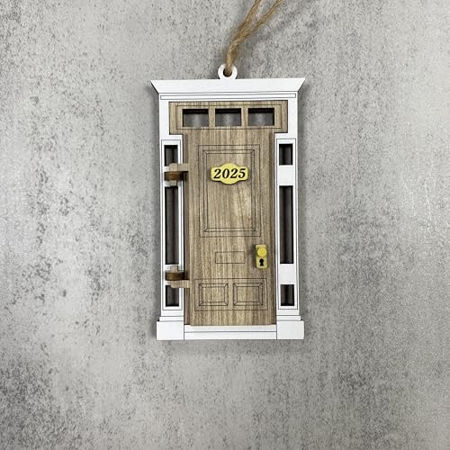 New Home Ornament 2025, New House 1st Christmas 5 Layers Ornament, Housewarming Gifts, Xmas Tree Hanging Newlywed Ornaments