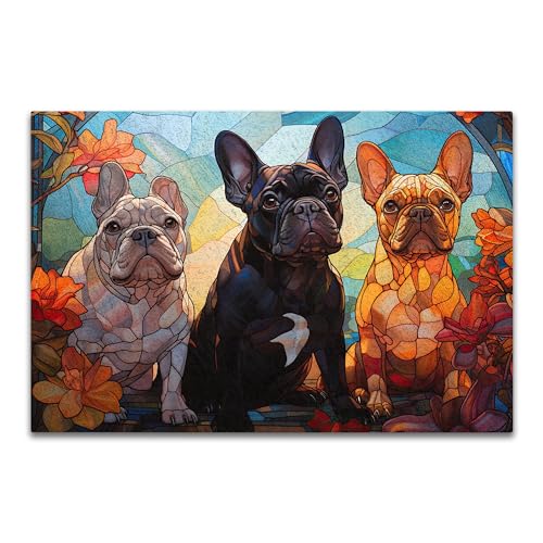 All Over Printed, French Bulldog Doormat, Doormat with French Bulldog Pattern, 24x16 inches, 30x18 inches Doormat, Home Decor Outdoor, Gift for French Bulldog Lover (RBRGUS-EPHG-53029007)
