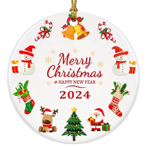 2024 Personalized Christmas Ornaments for Tree - Merry Exchange