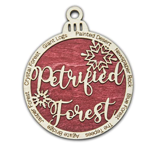 Petrified Forest National Park Christmas Ornament | Petrified Forest Christmas Ornament | Petrified Forest Wooden Christmas Ornament