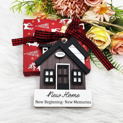 House Warming Gifts New Home, Housewarming Gifts for Women, Couple, Homeowners, New House Gift Ideas - New Home Ornament 2025, First Christmas House Ornament