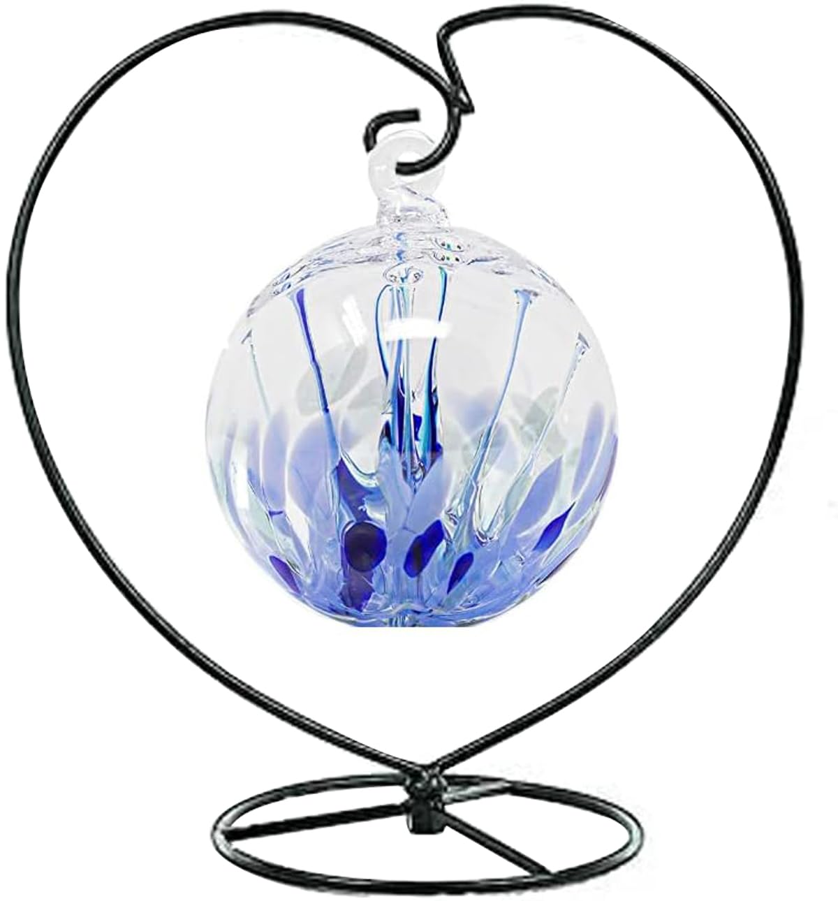 Ornament Display Stand, Holder Ornament Hanger Stands Glass Ball Ornament Holder Ornament Stands for Hanging Plants, Hanging Terrarium Stand for Christmas Wedding Ornament, Home Office Decor
