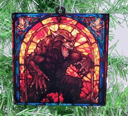 Werewolf Ornament - Werewolf - Decorative Hanging Ornament - Multicolor