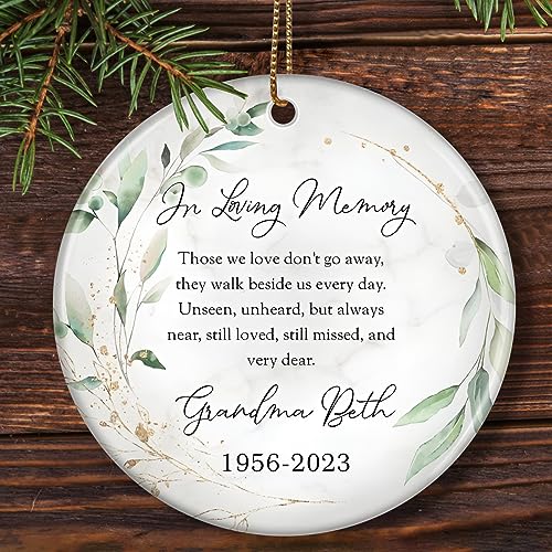 Someone We Love is in Heave Ornament, Memorial Christmas Ornament, in Loving Memory Ornament, Photo in Memory Christmas Ornament