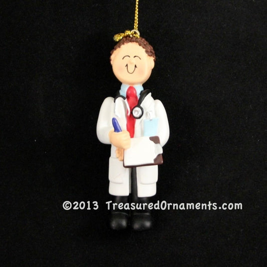 Doctor Ornament - Male - Brown