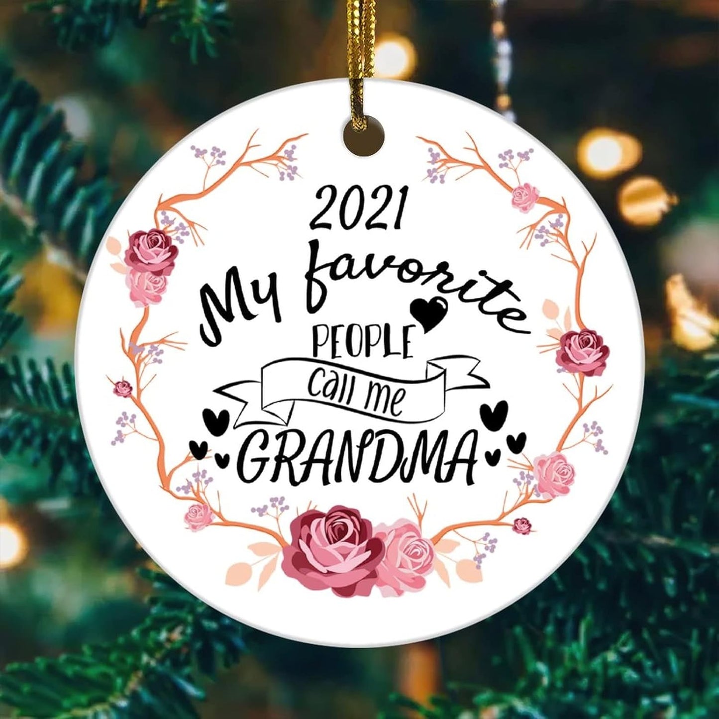 Our First Christmas As Grandparents 2021 Ornament, Christmas Ornament, Wedding Ornament, First Christmas Ornament, Winter Wedding Ornament