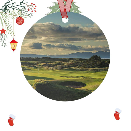 Royal Troon Golf Club Ornament, Gift for Golfer, Christmas Ornament, Scotland Ornament