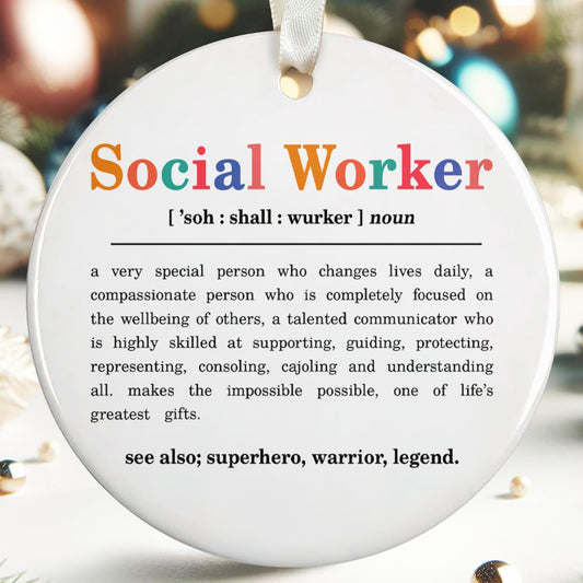 Social Worker Ornament
