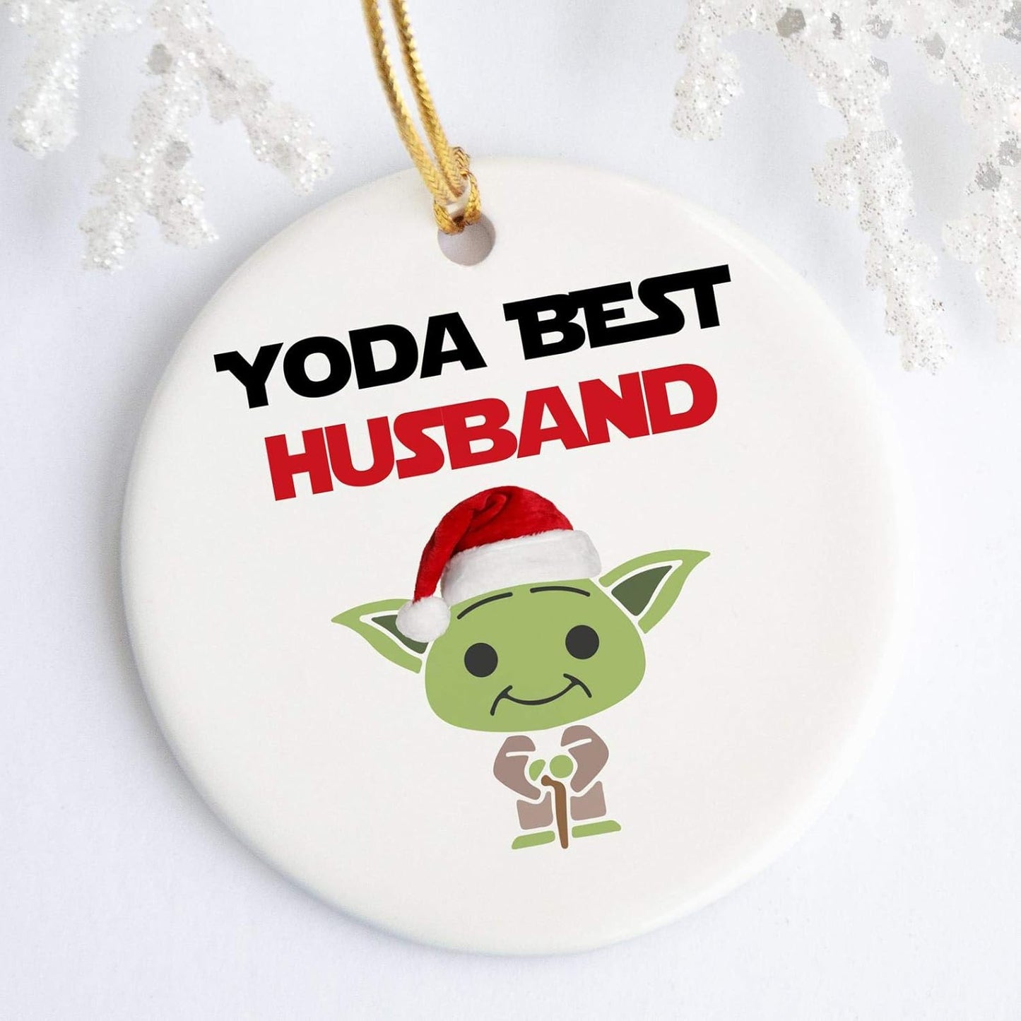 Husband Ornament, Ornament for Husband, Husband Christmas Ornaments, Funny Best Husband Ceramic Ornament
