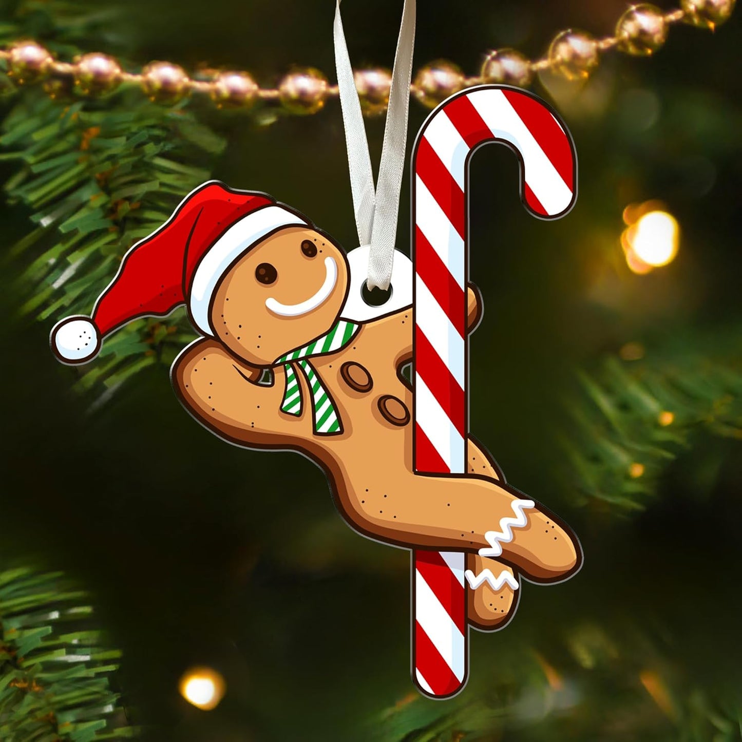 Funny Ornaments for Christmas Tree - Funny Ornaments - Gingerbread Ornament - Acrylic Ornament