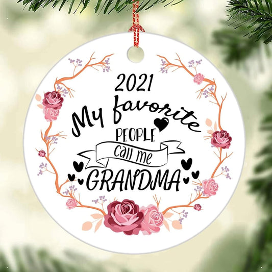 Our First Christmas As Grandparents 2021 Ornament, Christmas Ornament, Wedding Ornament, First Christmas Ornament, Winter Wedding Ornament