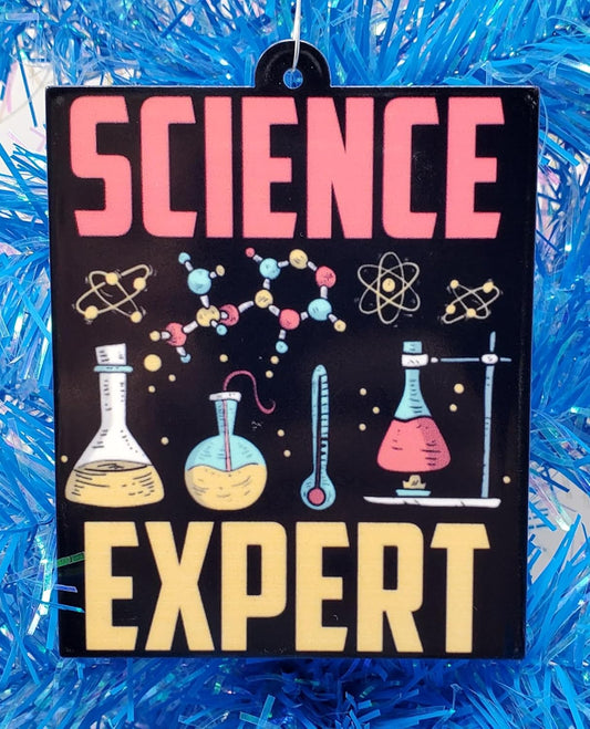 Science Ornament - Scientist Science Expert Christmas Ornament