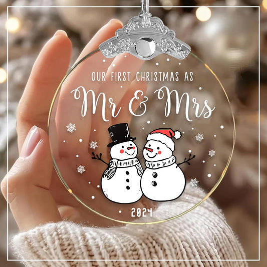 2024 Christmas Ornament, First Christmas Married Ornament 2024, First Christmas Ornament, Our First Christmas Ornament 2024, Our First Christmas Married Ornament, for Women