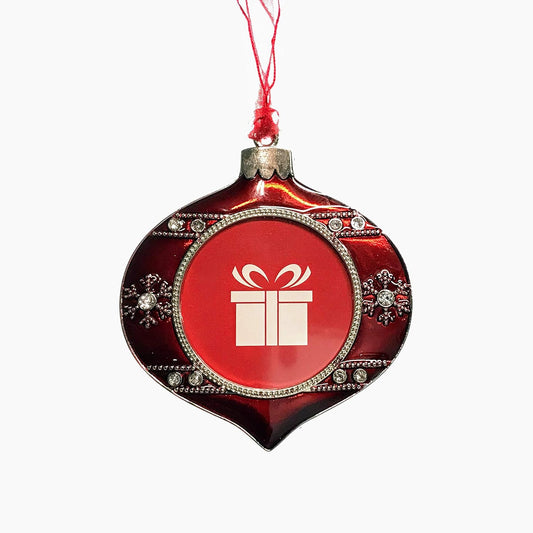 Christmas Tree Ornament Photo Frame Ornament Metal