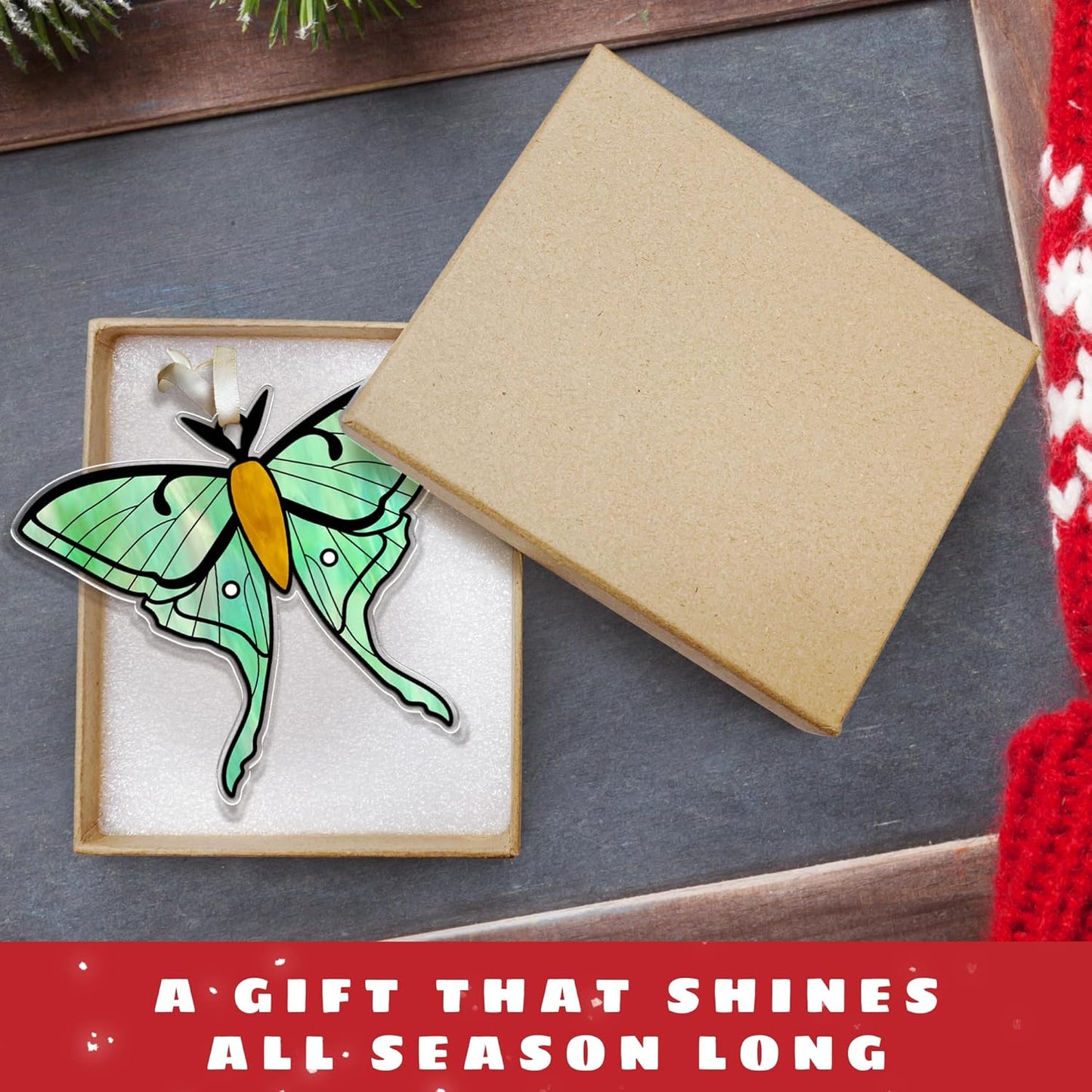 Butterfly Ornaments for Christmas Tree - Butterfly Gifts for Women - Acrylic Ornament