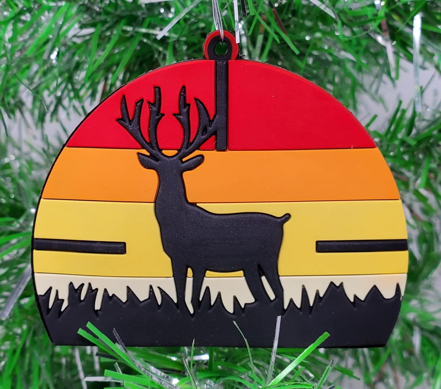 Hunting Ornament - Deer in Scope Christmas Ornament