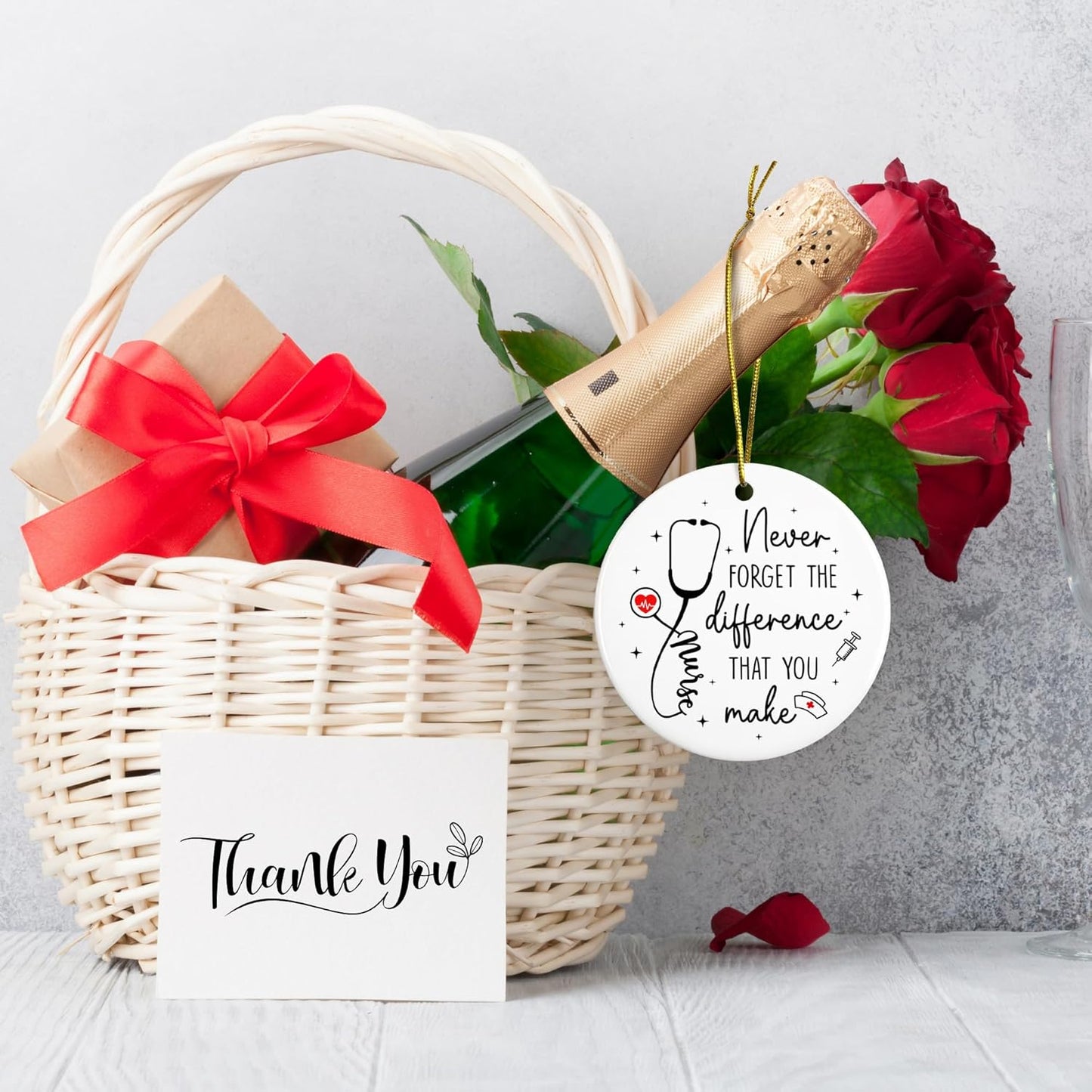 Nurse Gifts for Women - Nurses Week Gifts - Gift for Nurses - Nurse Rn Nicu LPN Practitioner Gift for Women - Retirement, Birthday, Graduation Appreciation Nursing Student Ideas - Ceramic Ornament