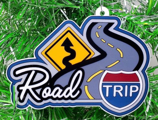 Road Trip Ornament - Travel Themed Christmas Ornament