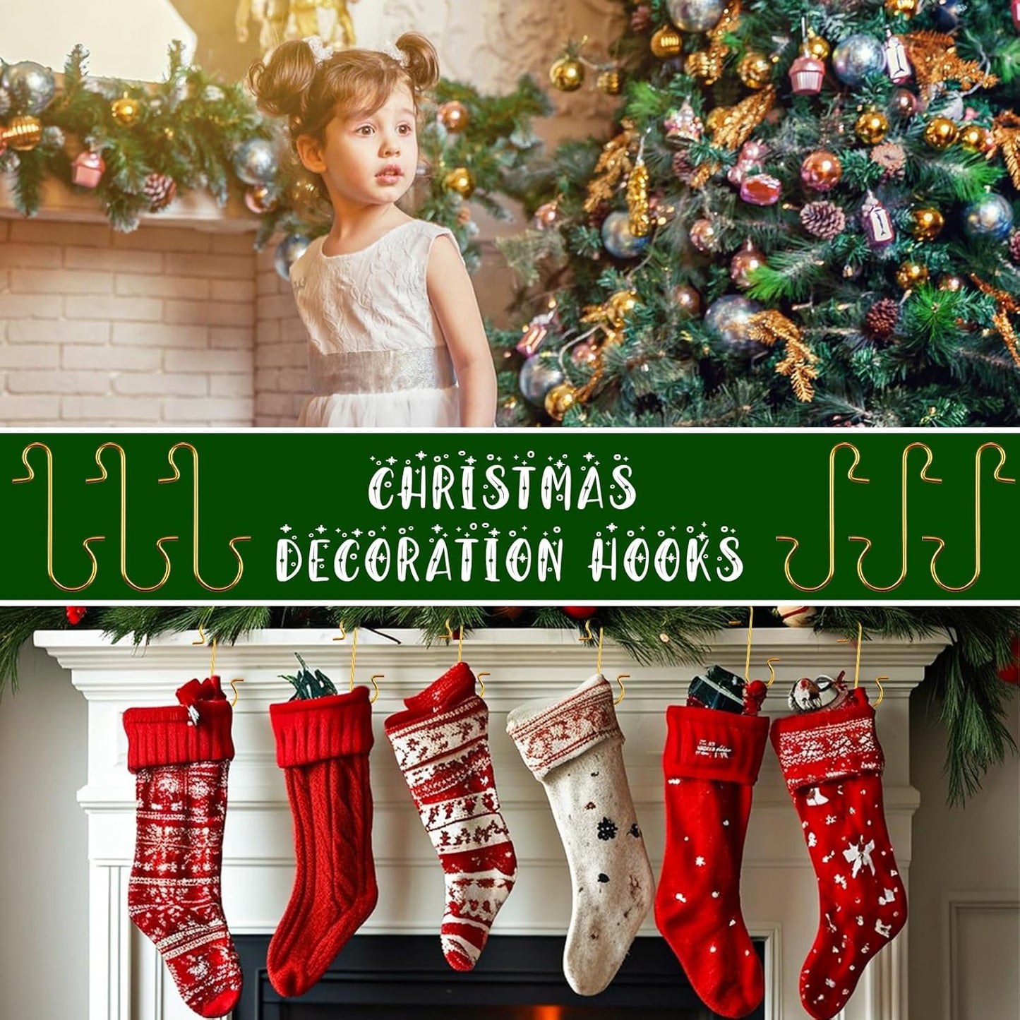 150 Pcs Ornament Hooks Christmas Ornament Hooks S-Shaped Ornament Hangers with Storage Box Christmas Tree Decorations Ornament Hangers Hooks-Festive Ornament for Christmas Tree Decorations(Sliver)