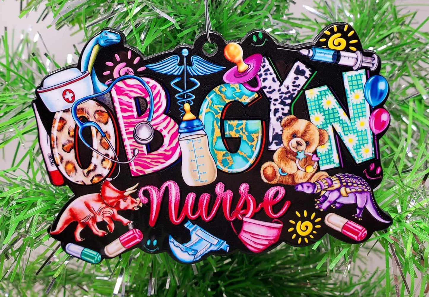 Health Care Worker Ornament - OBGYN Nurse Christmas Ornament