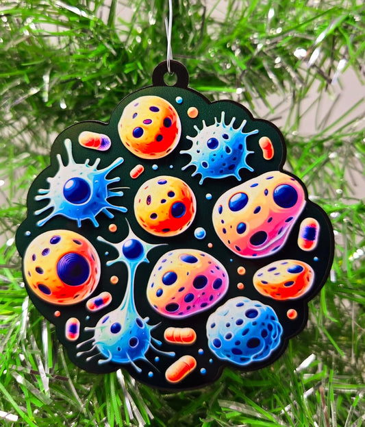 Science Ornament - Virus Cells Christmas Ornament